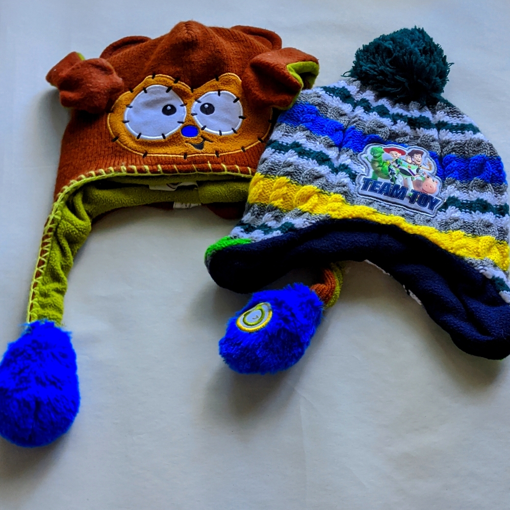 🐯set of 2 hats Flipeez and Toy Story